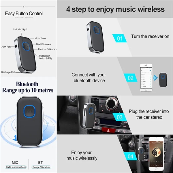 Bluetooth Receiver For Car - Bluetooth Receiver For Car - Image 3 of 3