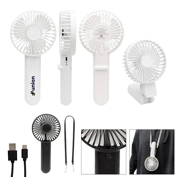 Bend & Snap Rechargeable Fan - Bend & Snap Rechargeable Fan - Image 0 of 4