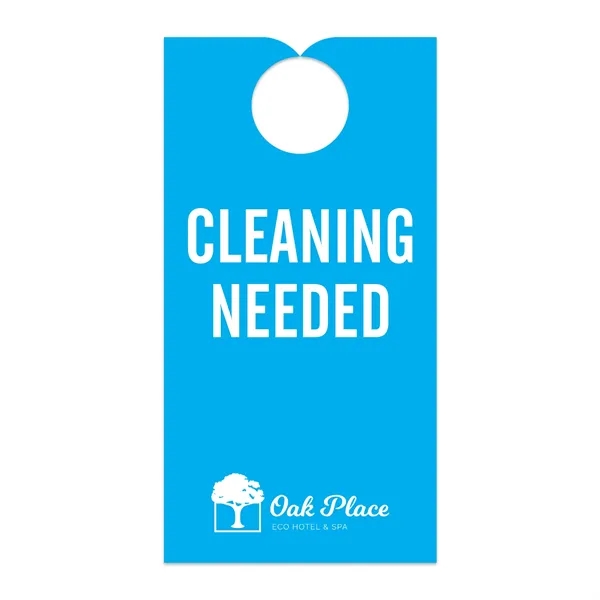 Plastic Door Hanger w/ Hole (3 1/2" x 6 3/4") Screen Printed - Plastic Door Hanger w/ Hole (3 1/2" x 6 3/4") Screen Printed - Image 0 of 0