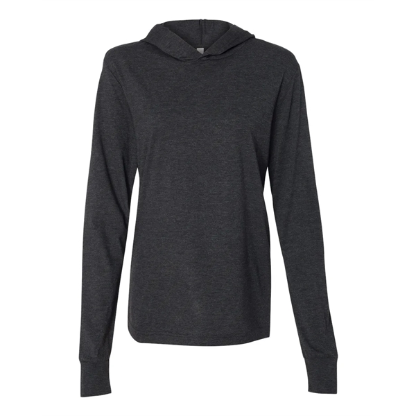 Bella + Canvas - Jersey Hooded Long Sleeve Tee - Bella + Canvas - Jersey Hooded Long Sleeve Tee - Image 3 of 10