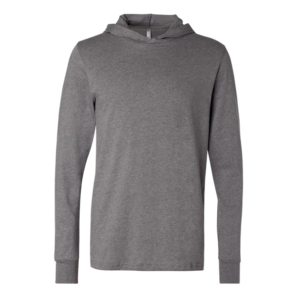 Bella + Canvas - Jersey Hooded Long Sleeve Tee - Bella + Canvas - Jersey Hooded Long Sleeve Tee - Image 5 of 10
