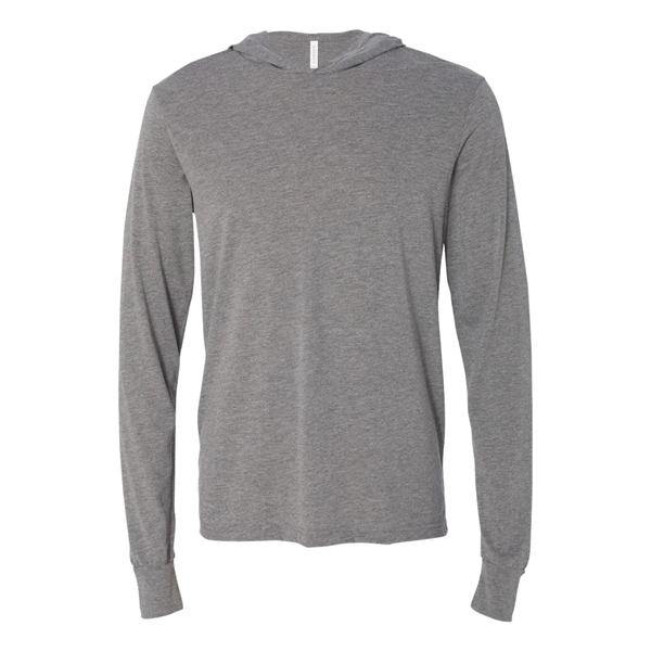 Bella + Canvas - Jersey Hooded Long Sleeve Tee - Bella + Canvas - Jersey Hooded Long Sleeve Tee - Image 6 of 10