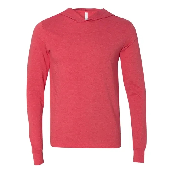 Bella + Canvas - Jersey Hooded Long Sleeve Tee - Bella + Canvas - Jersey Hooded Long Sleeve Tee - Image 8 of 10