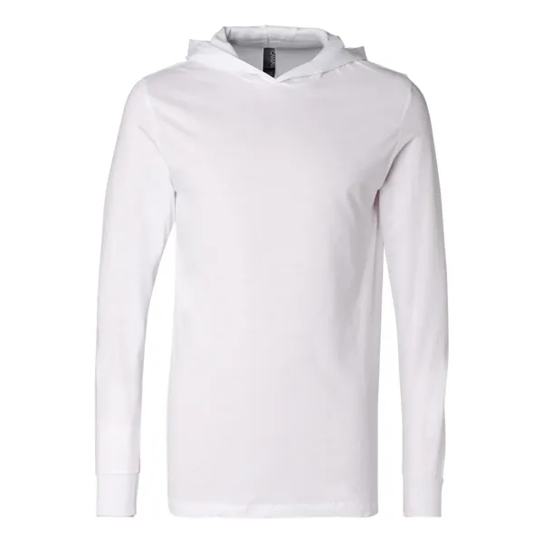 Bella + Canvas - Jersey Hooded Long Sleeve Tee - Bella + Canvas - Jersey Hooded Long Sleeve Tee - Image 10 of 10