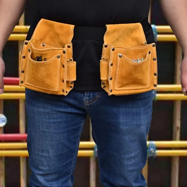 Classic Leather Tool Pouch - Classic Leather Tool Pouch - Image 2 of 5