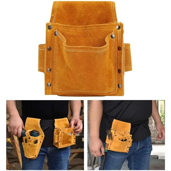 Classic Leather Tool Pouch - Classic Leather Tool Pouch - Image 3 of 5