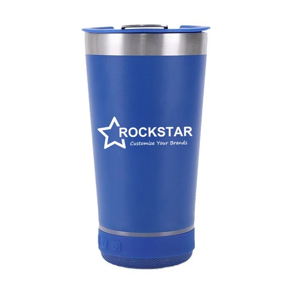 Wireless Speaker Tumbler with Opener Lid - Wireless Speaker Tumbler with Opener Lid - Image 0 of 4