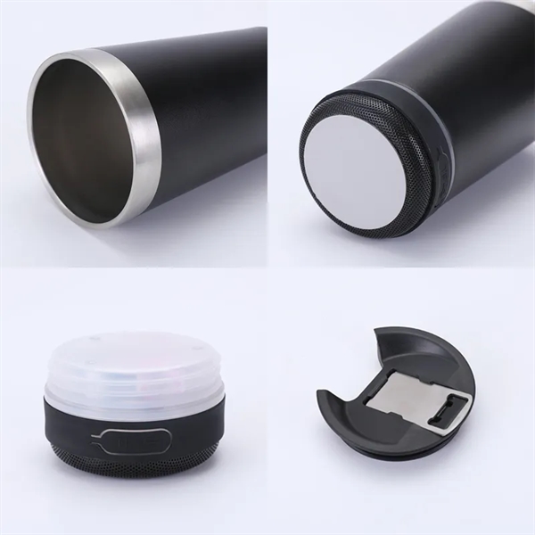 Wireless Speaker Tumbler with Opener Lid - Wireless Speaker Tumbler with Opener Lid - Image 4 of 4