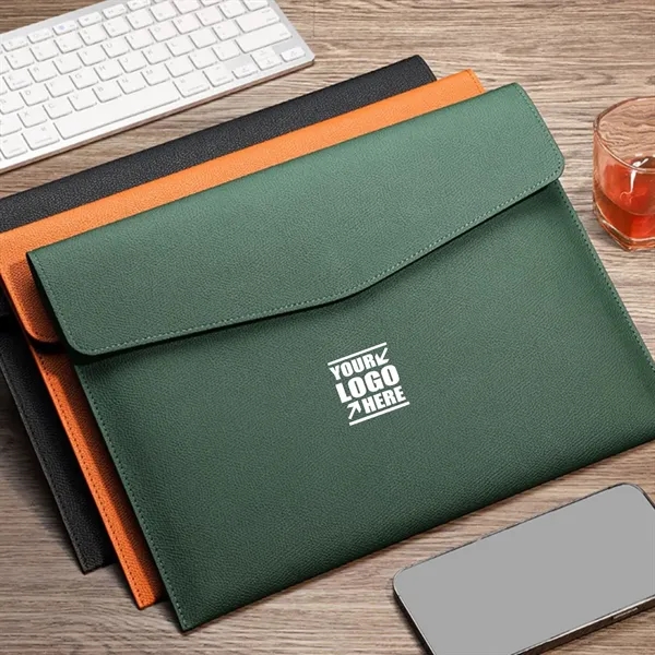 PU Leather File Folders A4 Document Holder - PU Leather File Folders A4 Document Holder - Image 0 of 1