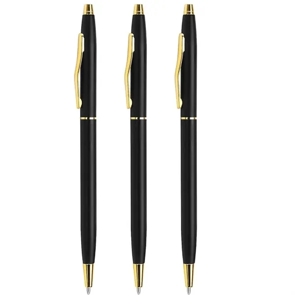 Slim Metal Twist Ballpoint Pen - Slim Metal Twist Ballpoint Pen - Image 4 of 9