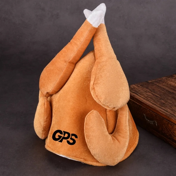 7 7/8 " Thanksgiving Roasted Turkey Hat - 7 7/8 " Thanksgiving Roasted Turkey Hat - Image 2 of 2