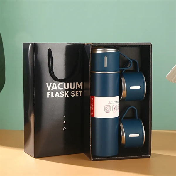 Stainless Steel Insulated Tumbler Set with 3 Cups - Stainless Steel Insulated Tumbler Set with 3 Cups - Image 5 of 6
