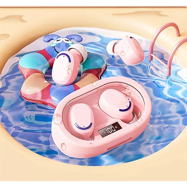 Wireless Bluetooth Rechargeable SweatProof Earbud Headphones - Wireless Bluetooth Rechargeable SweatProof Earbud Headphones - Image 1 of 4