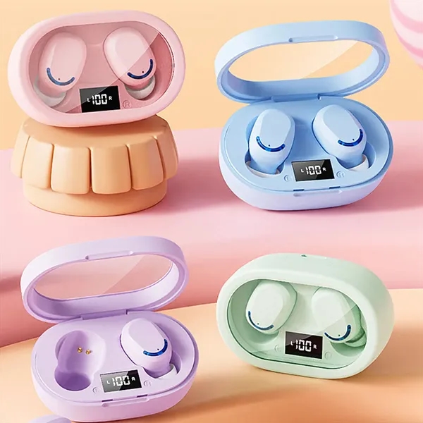 Wireless Bluetooth Rechargeable SweatProof Earbud Headphones - Wireless Bluetooth Rechargeable SweatProof Earbud Headphones - Image 4 of 4