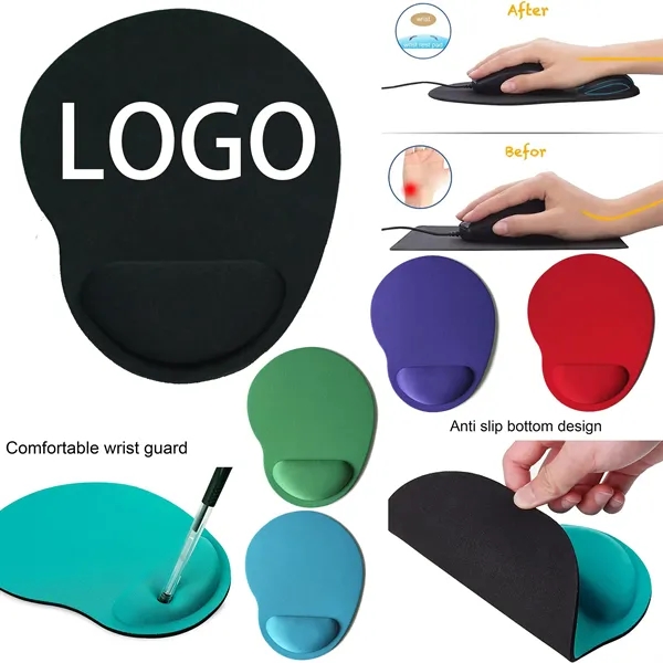 Mouse Pad With Wrist Rest - Mouse Pad With Wrist Rest - Image 0 of 5