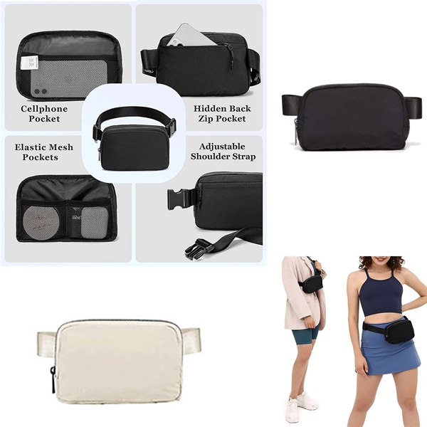 Waterproof Fanny Pack Cross Body Zipper Belt Bag - Waterproof Fanny Pack Cross Body Zipper Belt Bag - Image 1 of 1