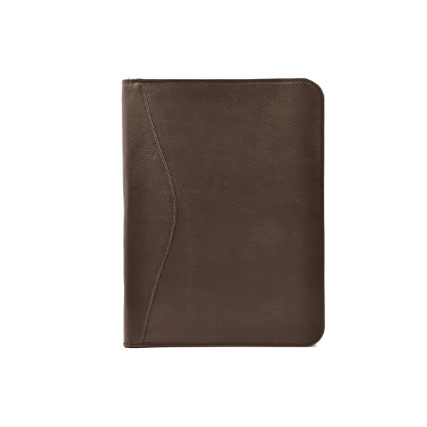 Zippered Portfolio. Inside gusseted pocket. - Zippered Portfolio. Inside gusseted pocket. - Image 0 of 2