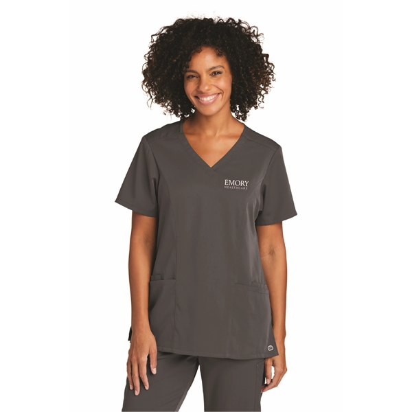 Wink™ Women's Premiere Flex™ V-Neck Top - Wink™ Women's Premiere Flex™ V-Neck Top - Image 4 of 9