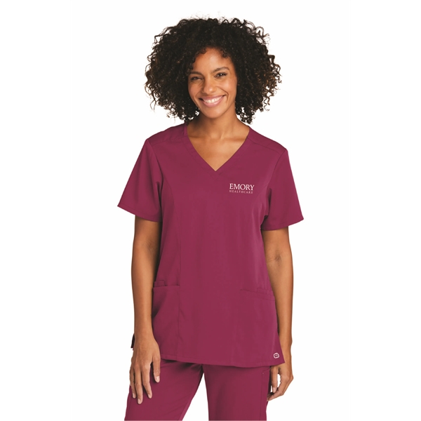 Wink™ Women's Premiere Flex™ V-Neck Top - Wink™ Women's Premiere Flex™ V-Neck Top - Image 7 of 9