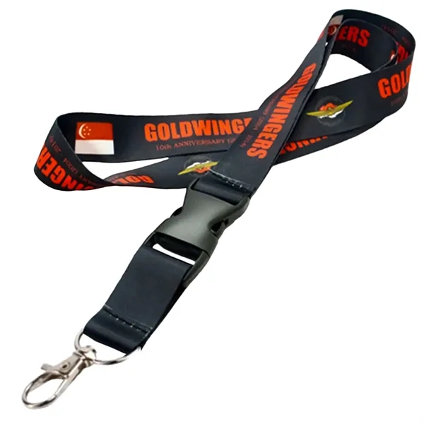3/4" Sublimated Lanyard w/ Buckle Release - 3/4" Sublimated Lanyard w/ Buckle Release - Image 0 of 24