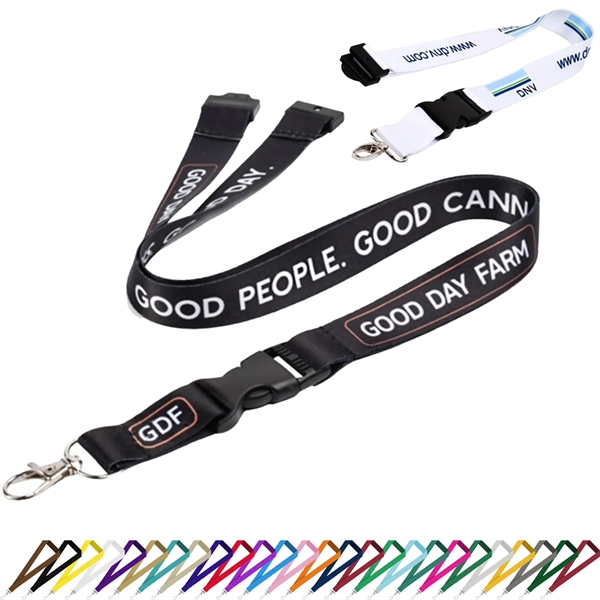 3/4" Sublimated Lanyard w/ Buckle Release - 3/4" Sublimated Lanyard w/ Buckle Release - Image 19 of 24