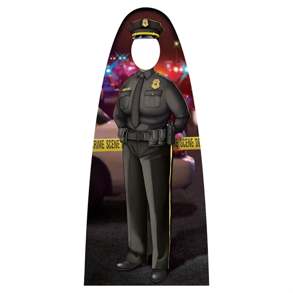 74"x33-1/2"Cust. Adult Size Female Police Officer Photo Prop - 74"x33-1/2"Cust. Adult Size Female Police Officer Photo Prop - Image 0 of 0