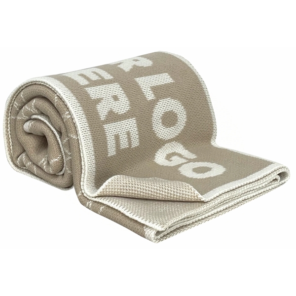 60" x 80" Long Staple Acrylic Logo Knit Blanket - 60" x 80" Long Staple Acrylic Logo Knit Blanket - Image 14 of 94