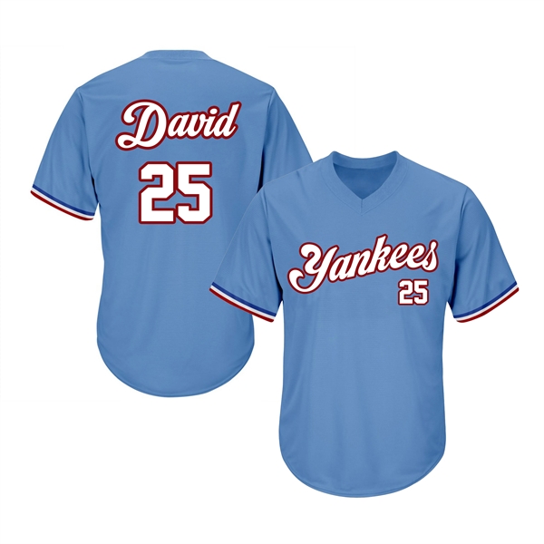 Homerun Personalized Baseball Jersey - Homerun Personalized Baseball Jersey - Image 2 of 4