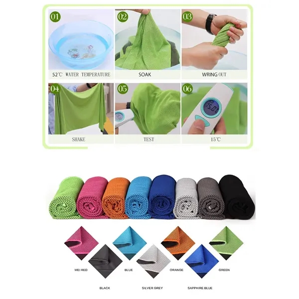 Patented Super Cooling Towel - Patented Super Cooling Towel - Image 2 of 3