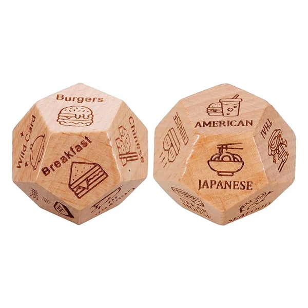 1 1/8"  Food Decision Dice - 1 1/8"  Food Decision Dice - Image 2 of 3