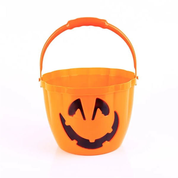 8 1/4 " Halloween Glowing Bucket - 8 1/4 " Halloween Glowing Bucket - Image 1 of 2