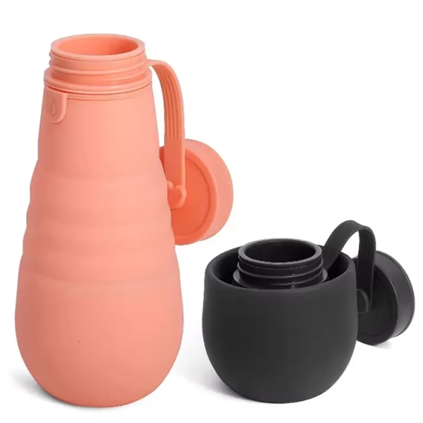 17oz Silicone Foldable Water Bottle - 17oz Silicone Foldable Water Bottle - Image 1 of 3