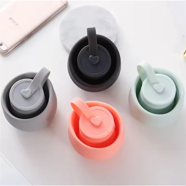 17oz Silicone Foldable Water Bottle - 17oz Silicone Foldable Water Bottle - Image 2 of 3