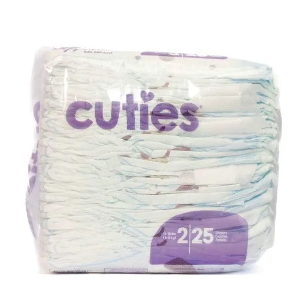 Cuties Diapers - Size 2 12-18 lbs. 200 Diapers - Cuties Diapers - Size 2 12-18 lbs. 200 Diapers - Image 0 of 0