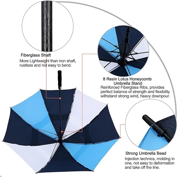 62" Arc Golf Umbrella - 62" Arc Golf Umbrella - Image 5 of 14