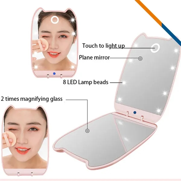 Dubin LED Compact Mirror - Dubin LED Compact Mirror - Image 1 of 6