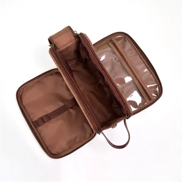 PU Leather Makeup Travel Bag - PU Leather Makeup Travel Bag - Image 1 of 5