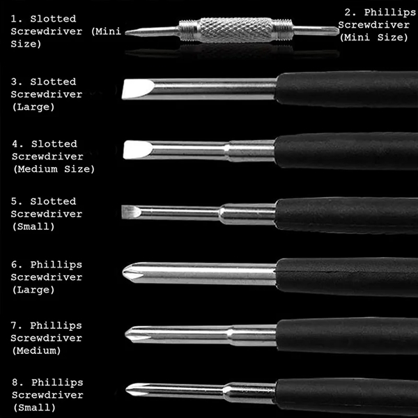 Multi Screwdriver Hand Tool With Worklight And Flashlight - Multi Screwdriver Hand Tool With Worklight And Flashlight - Image 3 of 6