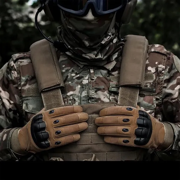 Tactical Gloves with Hard Shield for Motorcycle Camping - Tactical Gloves with Hard Shield for Motorcycle Camping - Image 2 of 4
