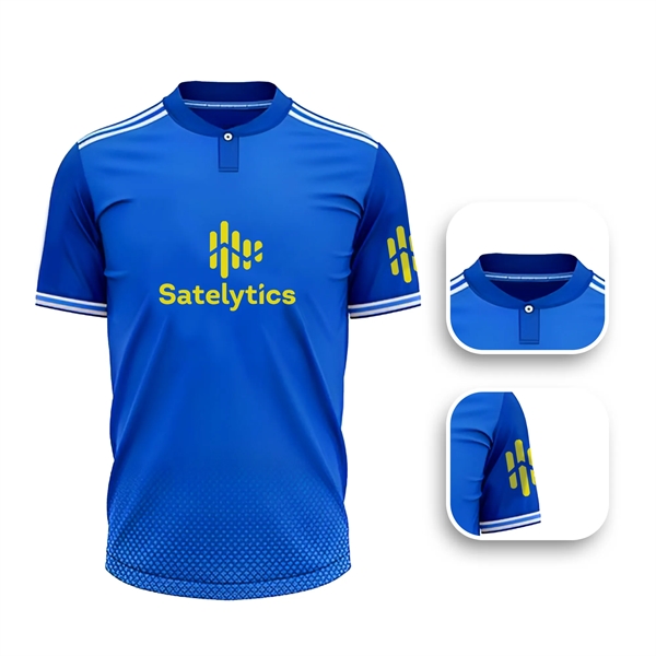 Soccer Jersey with Collar - Soccer Jersey with Collar - Image 0 of 4