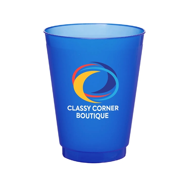 16 oz. Court Side Frosted Plastic Stadium Cups Full Color - 16 oz. Court Side Frosted Plastic Stadium Cups Full Color - Image 0 of 10