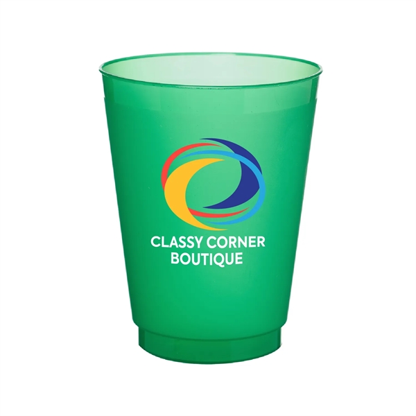 16 oz. Court Side Frosted Plastic Stadium Cups Full Color - 16 oz. Court Side Frosted Plastic Stadium Cups Full Color - Image 2 of 10