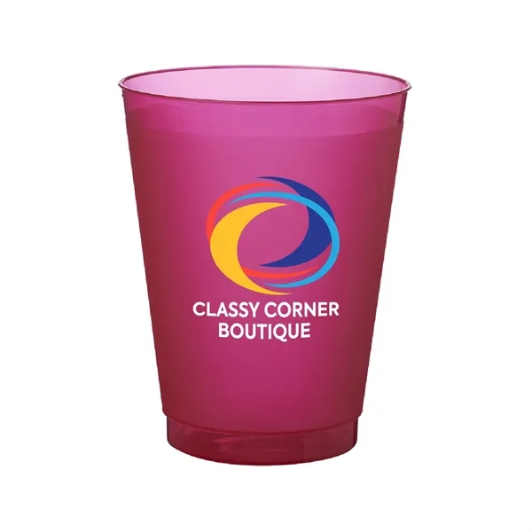 16 oz. Court Side Frosted Plastic Stadium Cups Full Color - 16 oz. Court Side Frosted Plastic Stadium Cups Full Color - Image 5 of 10