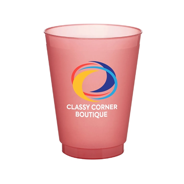16 oz. Court Side Frosted Plastic Stadium Cups Full Color - 16 oz. Court Side Frosted Plastic Stadium Cups Full Color - Image 7 of 10