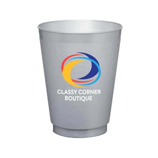 16 oz. Court Side Frosted Plastic Stadium Cups Full Color - 16 oz. Court Side Frosted Plastic Stadium Cups Full Color - Image 8 of 10