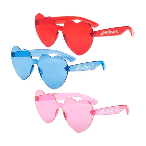 Heart Shaped No Frame Glasses - Heart Shaped No Frame Glasses - Image 0 of 0