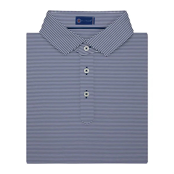 STITCH® Atlantic Stripe Polo Shirt - Men's - STITCH® Atlantic Stripe Polo Shirt - Men's - Image 7 of 9