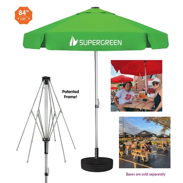 Vented Bistro Patio Umbrella - Commercial Quality - Vented Bistro Patio Umbrella - Commercial Quality - Image 1 of 31