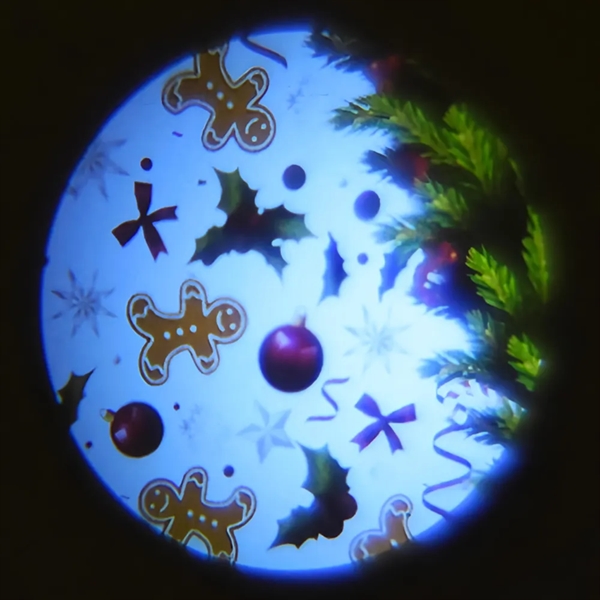 Festive Projection Flashlight Keyring - Festive Projection Flashlight Keyring - Image 1 of 3