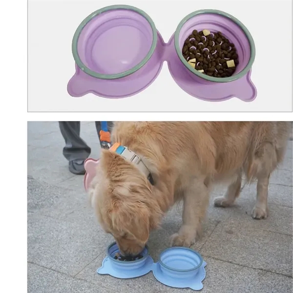 Silicone Retractable Dog Bowl - Silicone Retractable Dog Bowl - Image 2 of 2